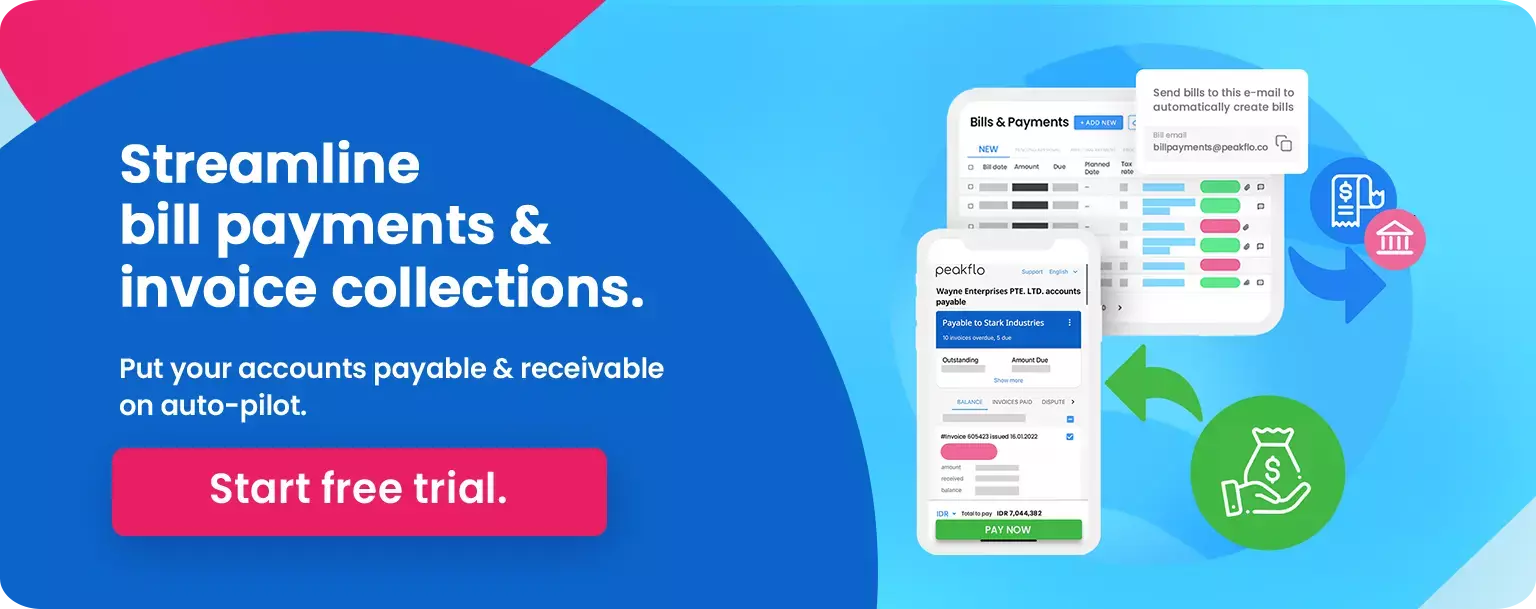 Streamline bill payments and invoice collections with Peakflo