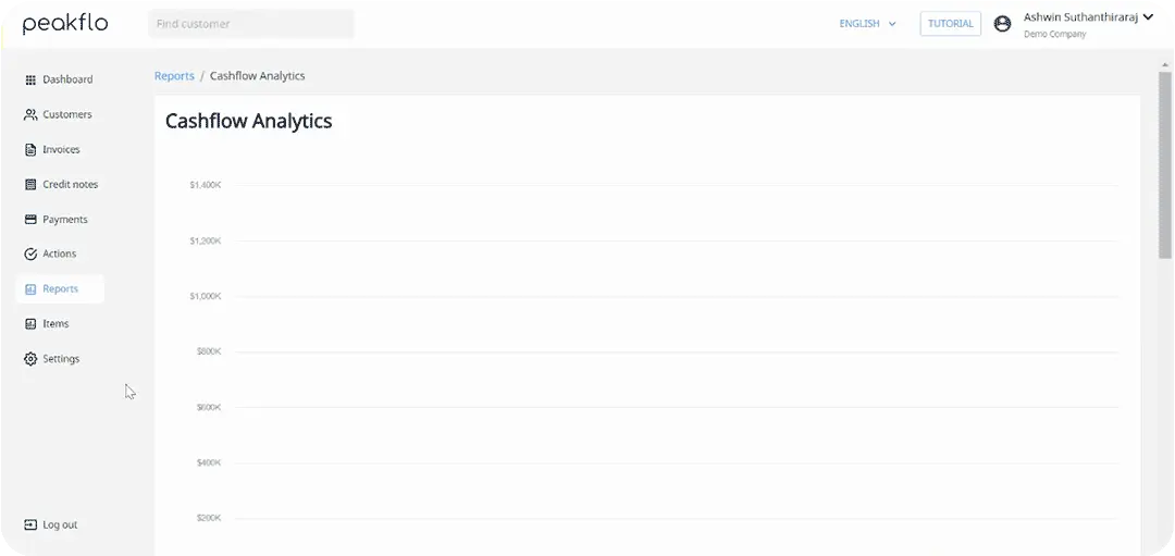 Cash flow analytics