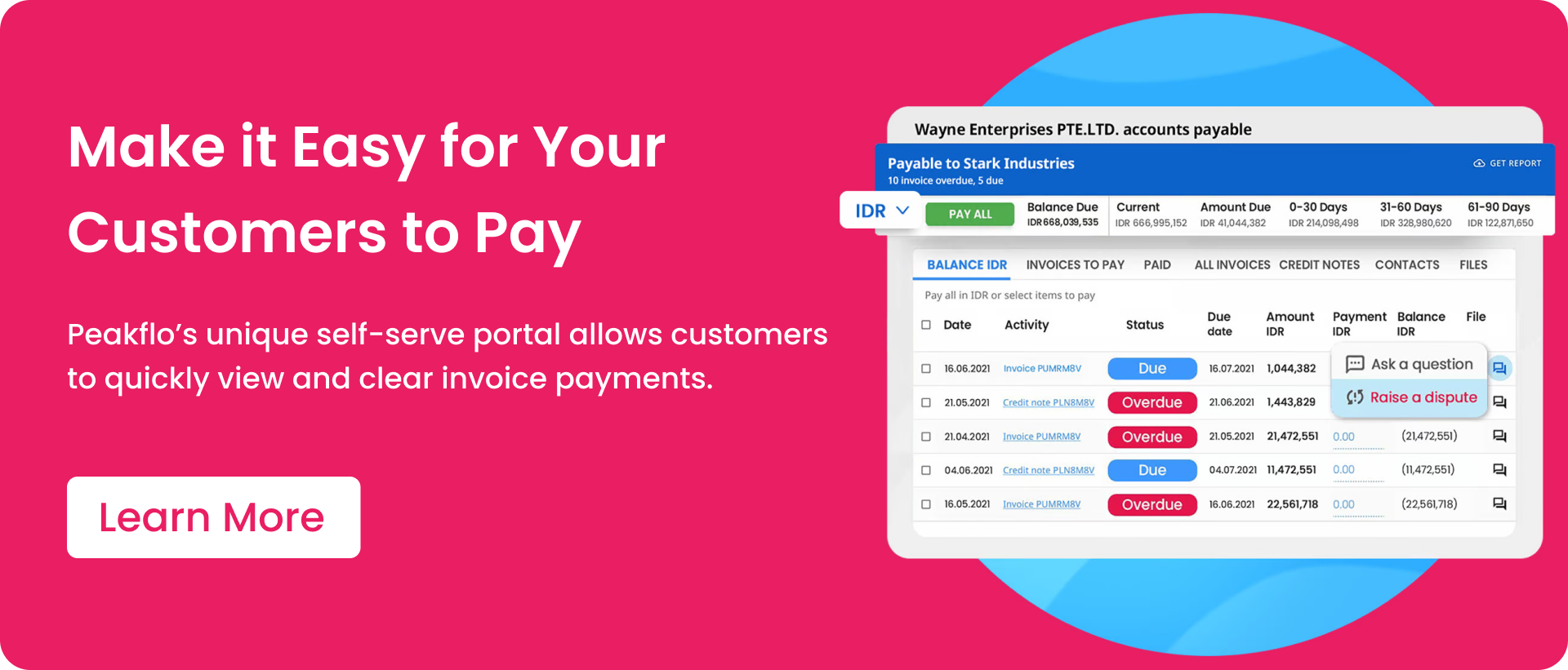 customer payments