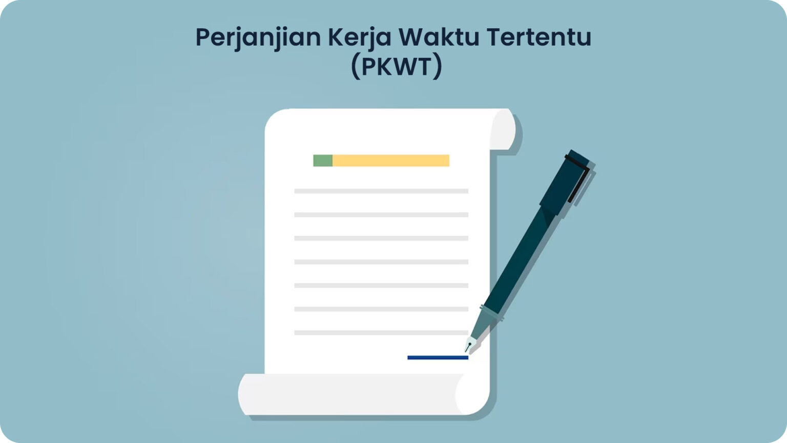 PKWT Adalah Perjanjian Kerja Waktu Tertentu: Syarat Dan Contoh