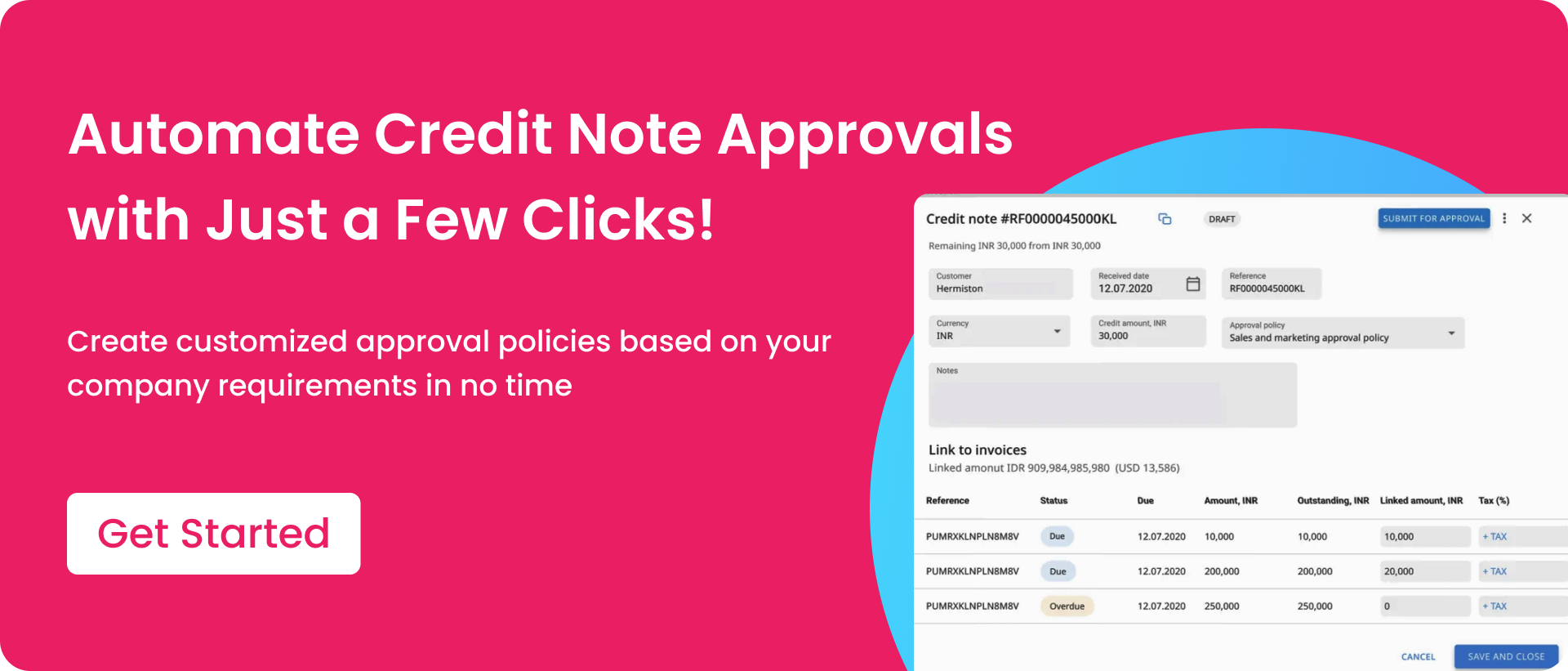 credit note approval