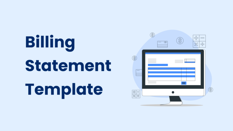Billing Statement Template Billing Statement Template