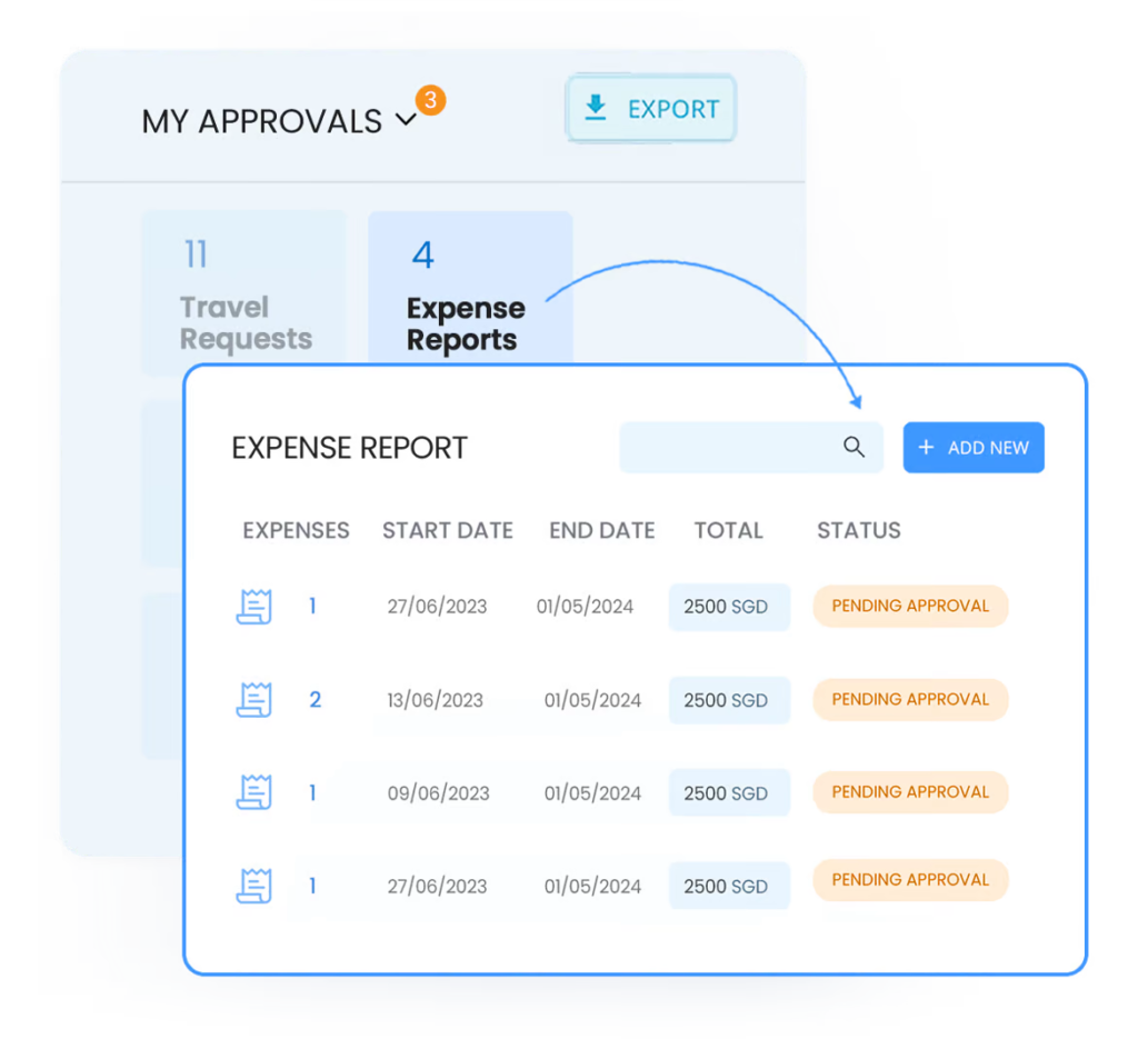 track expense approval